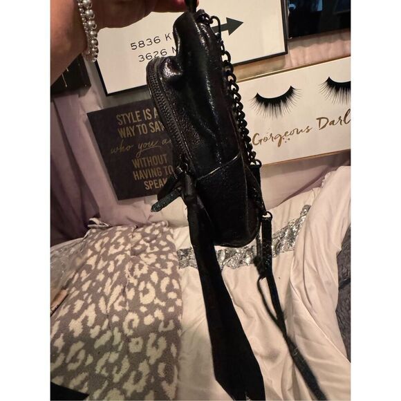 Vs victorias secret the victoria minibag backpack black gold - Picture 6 of 12